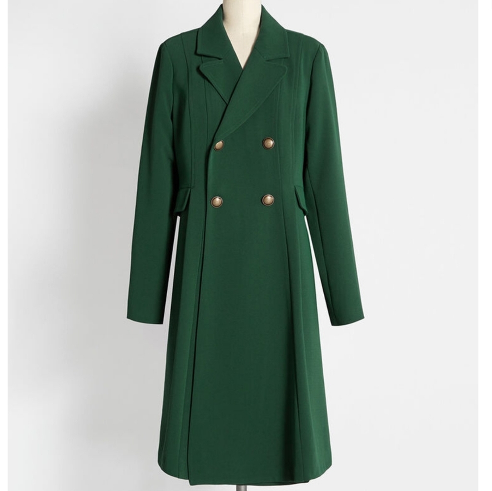 Modcloth Green Coat